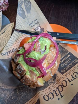 Corn bread starter at Popocatepetl in Breda