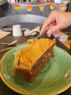 coffee caramel cake at Coffee #1 in Chepstow