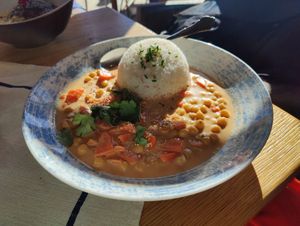 Kichererbsen-Karotten-Masala (Februar 2023 - 17€) at Seealm Hög in Serfaus