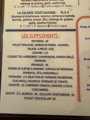 Supplément   at Mémé Tartine in Mons