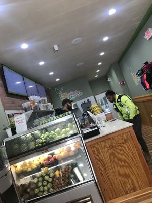 Counter at I Got The Juice in New Rochelle
