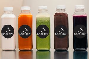 fresh juices at Food Factory - Art of Raw in Split