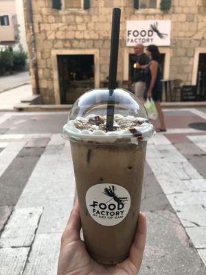 Mocha frappuccino  at Food Factory - Art of Raw in Split