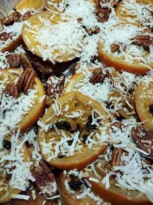 Vegan Capirotada for lent at El Charrito Market in Gilroy