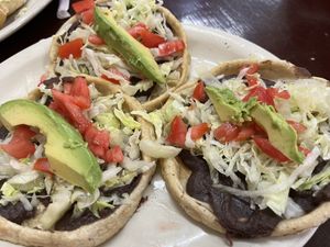 Sopes  at El Charrito Market in Gilroy