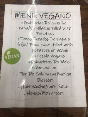 Menu  at El Charrito Market in Gilroy