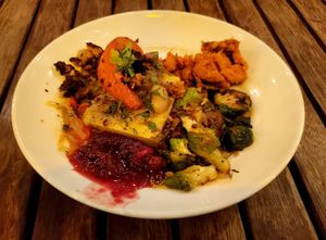 Maple Glazed Roasted Red Kuri Squash (Thanksgiving) at Millennium in Oakland