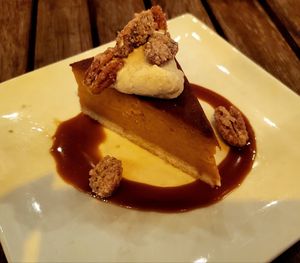 Pumpkin Pie (Thanksgiving Prix Fixe) at Millennium in Oakland