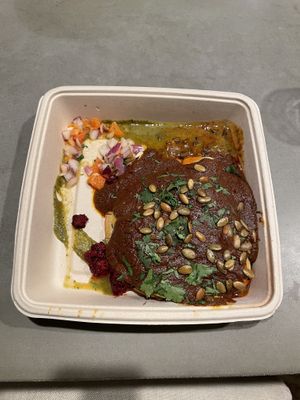 Enchiladas  at Millennium in Oakland