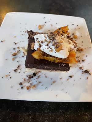 Chocolate Carmel bar at Millennium in Oakland