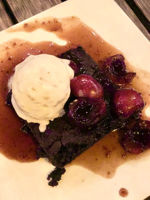 Chocolate Olive Oil Brownie at Millennium in Oakland