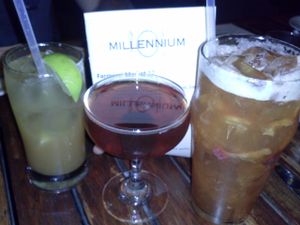 cocktails at Millennium in Oakland