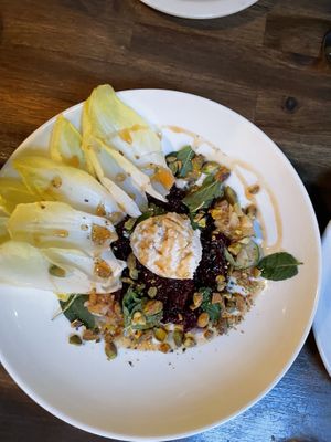 Beet and Belgian endive salad  at Millennium in Oakland