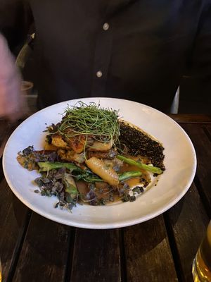 Katsu Grilled Maitake Mushroom  at Millennium in Oakland