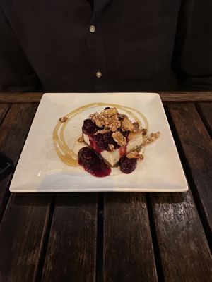 Cheesecake  at Millennium in Oakland