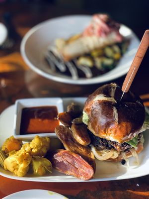 Millennium burger  at Millennium in Oakland