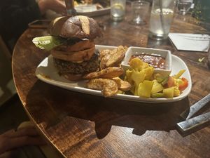 Millennium burger  at Millennium in Oakland