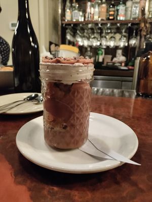 Autumn Mocha Trifle at Millennium in Oakland