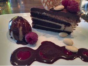 cake at Millennium in Oakland