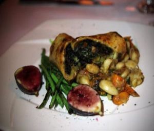 Brik Pastry Roulade at Millennium in Oakland