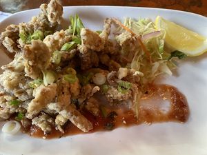 Mushroom appetizer   at Millennium in Oakland