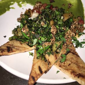 Za'atar Flatbread at Millennium in Oakland