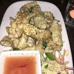 Coriander & Arborio Crusted King Trumpet Mushrooms  at Millennium in Oakland