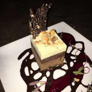 Chocolate tort at Millennium in Oakland