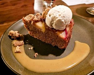 Spiced Apple Cider Cake at Millennium in Oakland