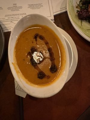 Lentil soup #Veganuary at Millennium in Oakland