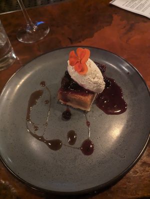 Frangipane crostata at Millennium in Oakland