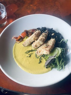 Tofu katsuu  at Millennium in Oakland