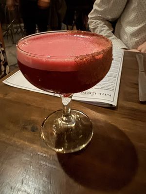 Root Cause - alcoholic signature cocktail. Smooth earthy, smoky flavor profile.  at Millennium in Oakland