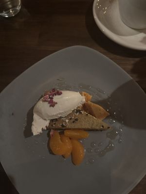 Cardamom cake  at Millennium in Oakland