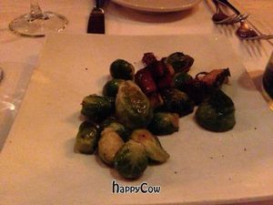 Brussel sprouts appetizer at Millennium in Oakland