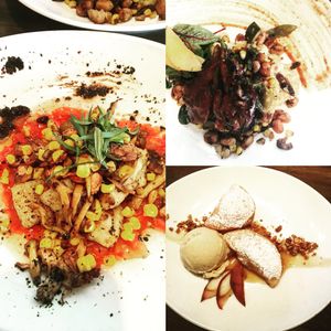 Our meal at Millennium in Oakland