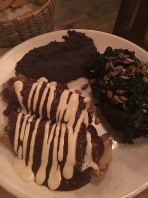 Holy molé at Millennium in Oakland