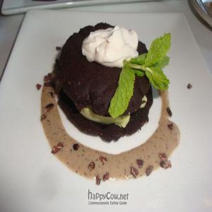 mint chocolate chip ice cream sandwich at Millennium in Oakland