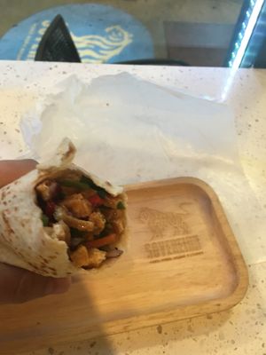 Veg ((vegan)) oriental burrito *also great at Sovereign in Plantation