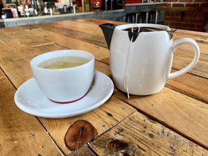 Rose tea  at Restoration Roasters in Corona