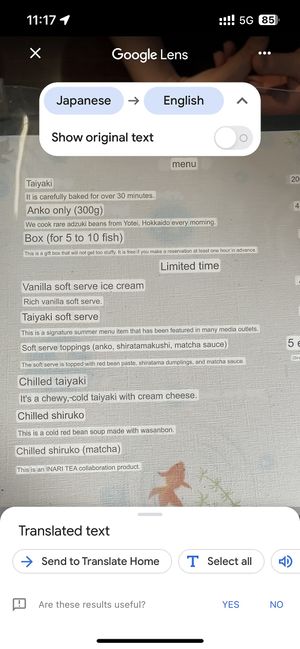 Only the top/plain one is vegan   at Taiyaki Hiiragi in Tokyo