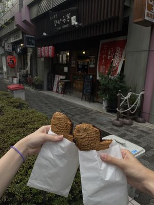   at Taiyaki Hiiragi in Tokyo