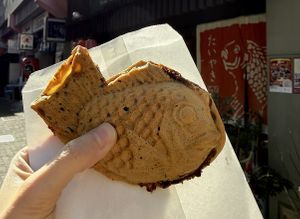   at Taiyaki Hiiragi in Tokyo