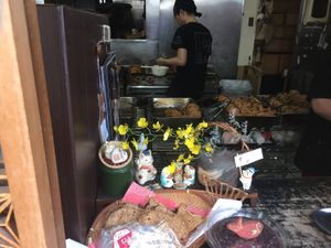 Inside the shop at Taiyaki Hiiragi in Tokyo