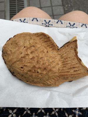 Thin and crispy skin. at Taiyaki Hiiragi in Tokyo