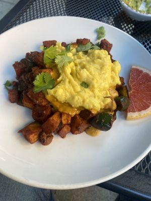 Dante Fe Hash with Just Egg.  at Bang Bang Kitchen in Seattle