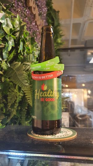 I always said beer is healthy! at Healthy Be Good in Gran Canaria