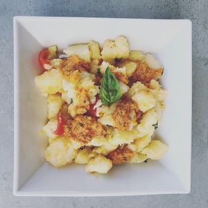 (Potato salad at Healthy Be Good in Gran Canaria