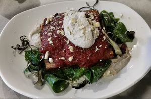 Parmigiana healthy, vegan, gluten free at Healthy Be Good in Gran Canaria