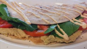 Healthy Piadina at Healthy Be Good in Gran Canaria